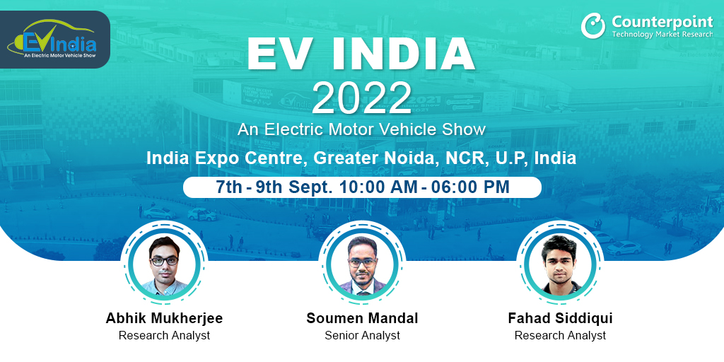 Meet Counterpoint at EV India 2022