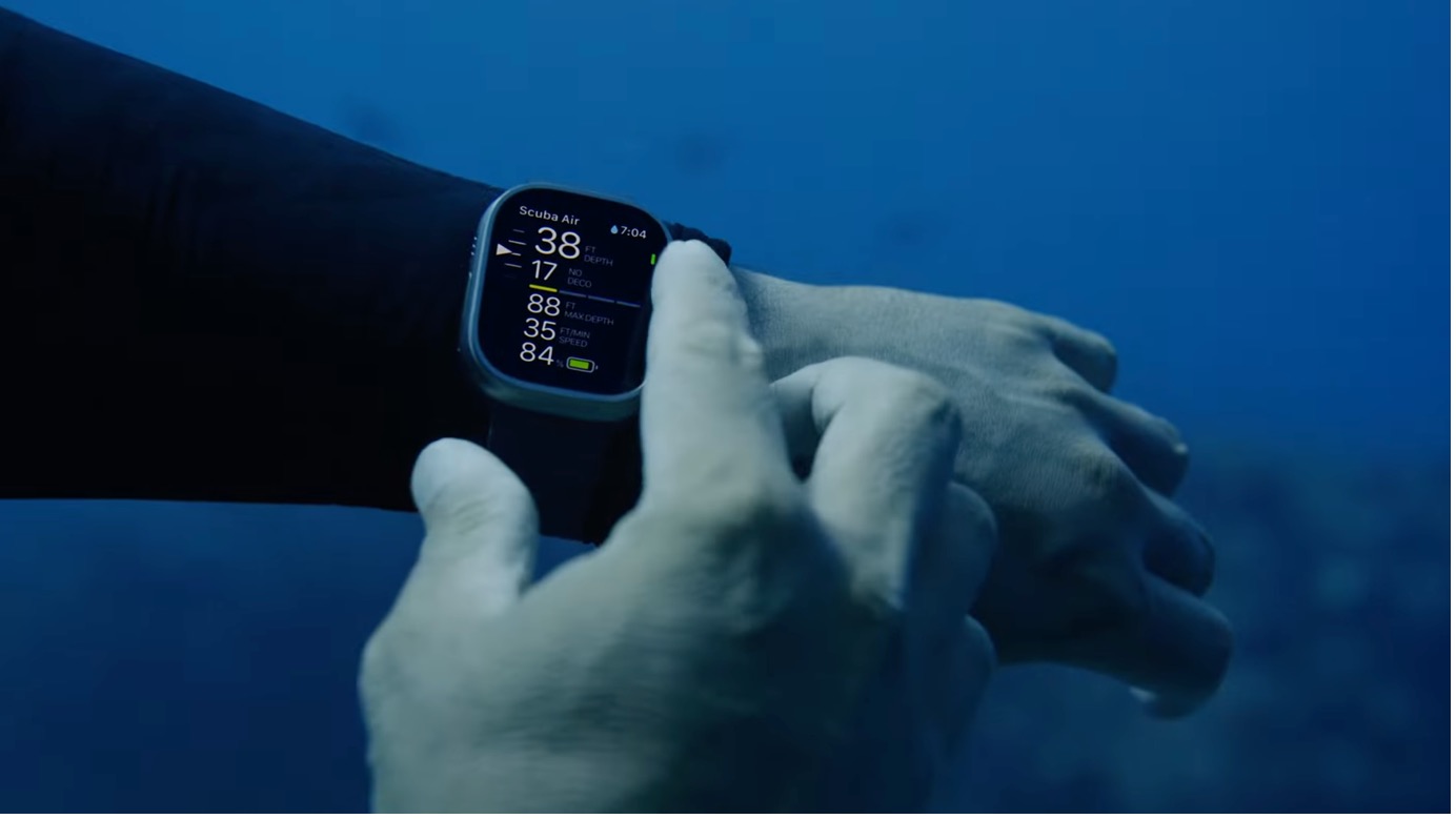 对位苹果手表超潜水