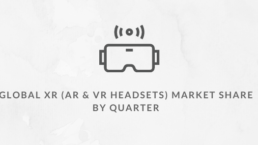 全球XR (AR和VR头显)市场份额- Counterpoint研究