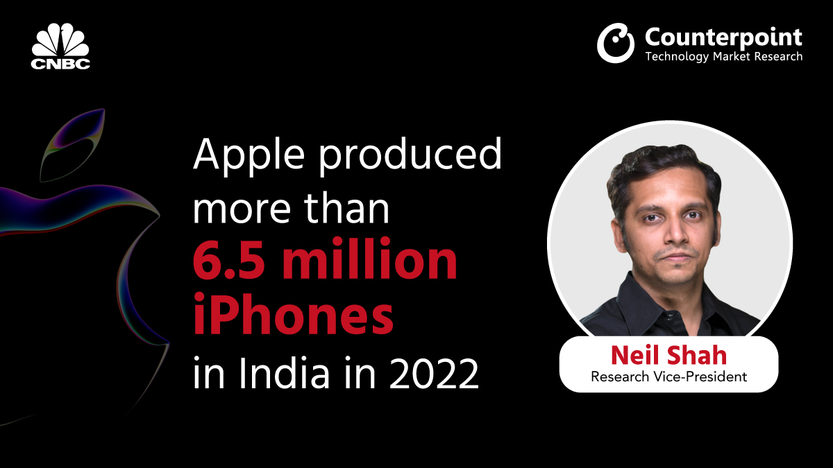 CNBC Ft. Neil Shah Why Apple Is Betting Big On Making iPhones In India