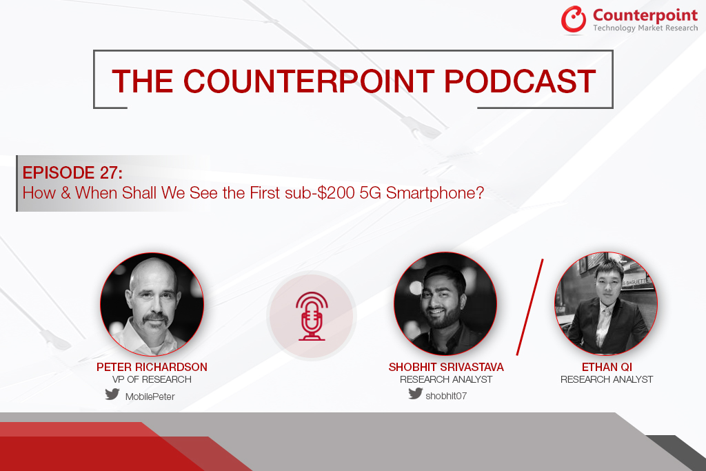 Podcast: How & When Shall We See the First sub-$200 5G Smartphone?