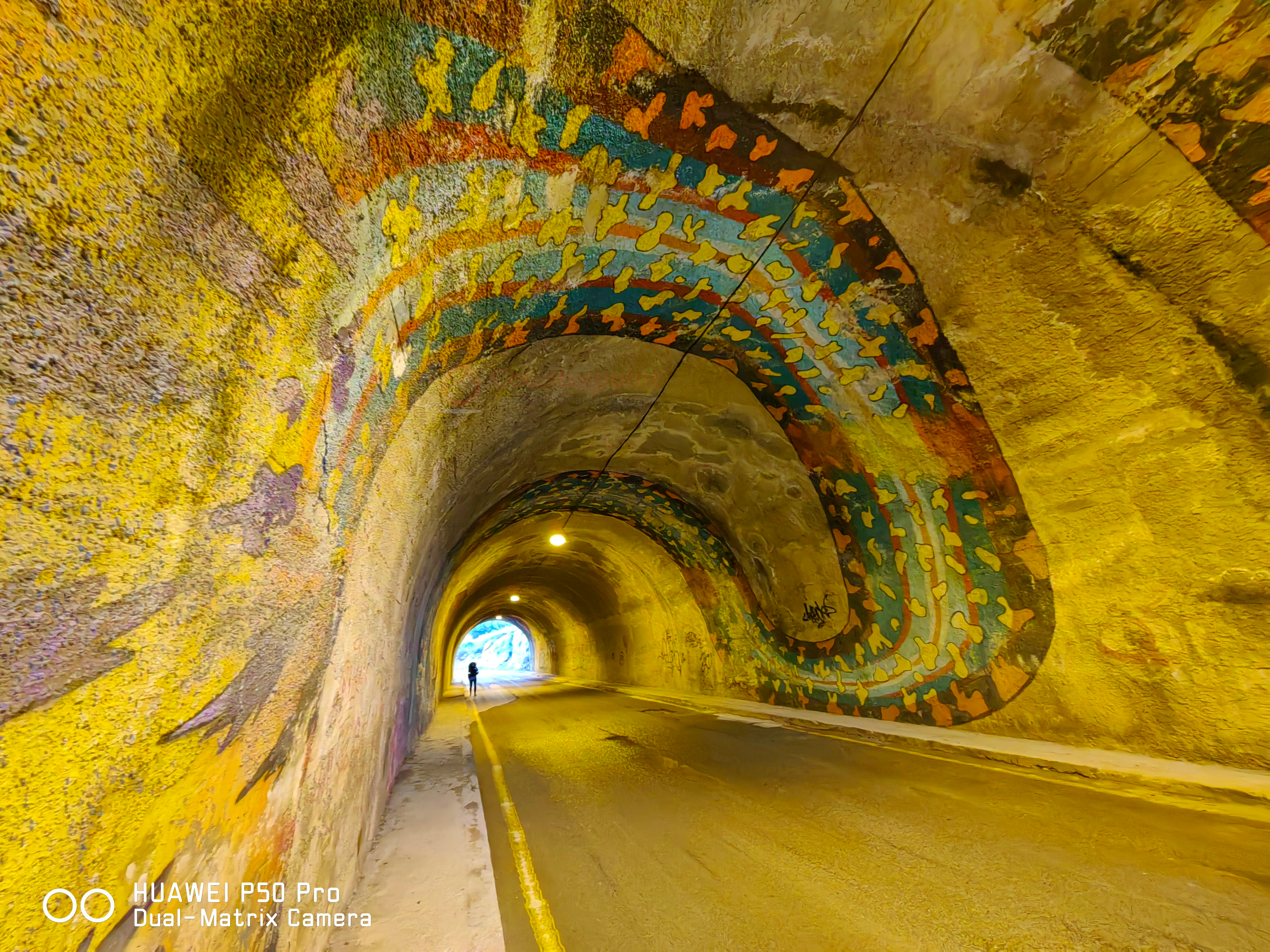 Tunnel in Ibiza, by Ritesh Bendre, Huawei P50 Pro